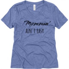 Ladies Relaxed Fit Super Soft Triblend V-Neck Tee