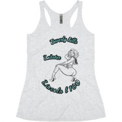 Ladies Slim Fit Super Soft Racerback Triblend Tank