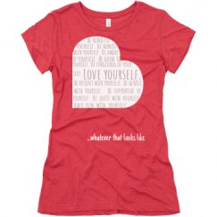Ladies Slim Fit Super Soft Triblend Tee