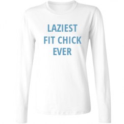 Ladies Relaxed Fit Basic Long Sleeve Tee