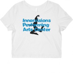 Ladies Slim Fit Crop Top Tee