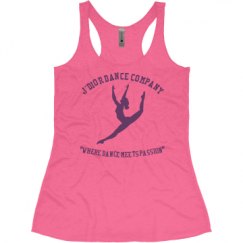 Ladies Slim Fit Super Soft Racerback Triblend Tank