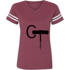 Ladies Relaxed Fit Vintage Sports Tee