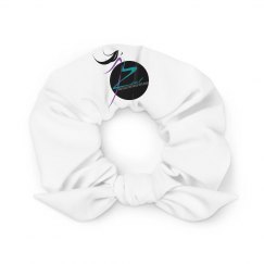 White Scrunchie with Zeal Logo