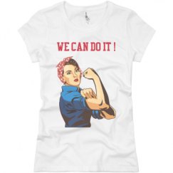 Ladies Slim Fit Basic Promo Jersey Tee