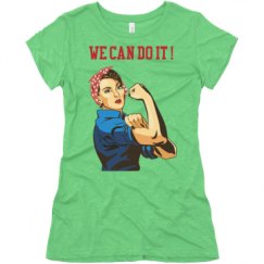 Ladies Slim Fit Super Soft Triblend Tee