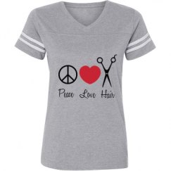 Ladies Relaxed Fit Vintage Sports Tee