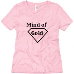 Ladies Relaxed Fit V-Neck Tee