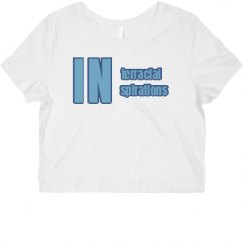 Ladies Slim Fit Crop Top Tee