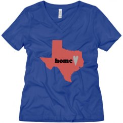 Ladies Relaxed Fit V-Neck Tee