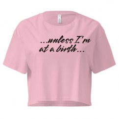 Ladies Festival Cali Crop Top Tee