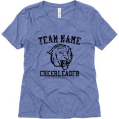 Ladies Relaxed Fit Super Soft Triblend V-Neck Tee