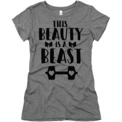 Ladies Slim Fit Super Soft Triblend Tee