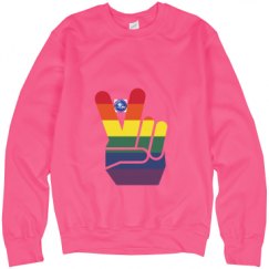 Unisex Neon Crewneck Sweatshirt