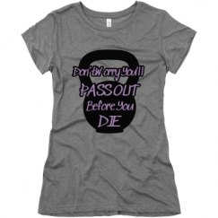Ladies Slim Fit Super Soft Triblend Tee