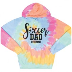 Unisex Tie-Dye Fleece Hoodie