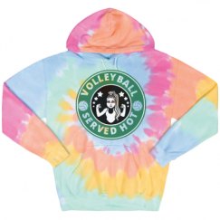 Unisex Tie-Dye Fleece Hoodie