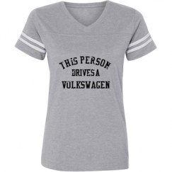 Ladies Relaxed Fit Vintage Sports Tee