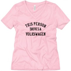 Ladies Relaxed Fit V-Neck Tee