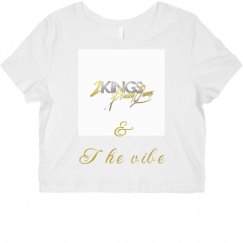 Ladies Slim Fit Crop Top Tee