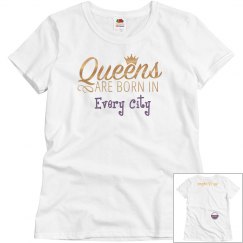 EBIP Purple & Gold QUEEN Cities T-shirt