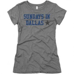 Ladies Slim Fit Super Soft Triblend Tee