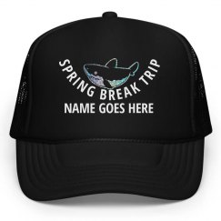 Custom Glitter Group Spring Break Hat