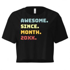 Ladies Festival Cali Crop Top Tee