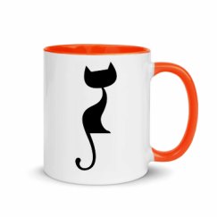 11oz Ceramic Mug with Color Inside