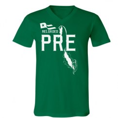 Unisex V-Neck Jersey Tee