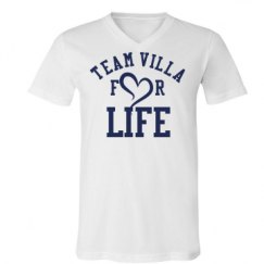 Unisex V-Neck Jersey Tee