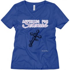 Ladies Relaxed Fit V-Neck Tee