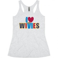 Ladies Slim Fit Super Soft Racerback Triblend Tank