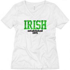 Ladies Relaxed Fit V-Neck Tee