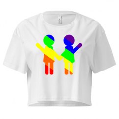 Ladies Festival Cali Crop Top Tee