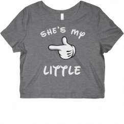 Ladies Slim Fit Crop Top Tee