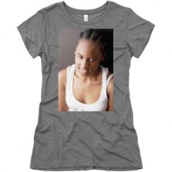 Ladies Slim Fit Super Soft Triblend Tee