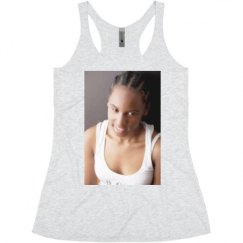 Ladies Slim Fit Super Soft Racerback Triblend Tank
