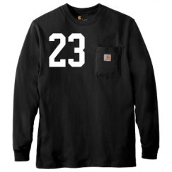 Unisex Carhartt Pocket Long Sleeve Tee