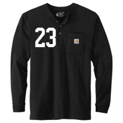 Unisex Carhartt Long Sleeve Henley Tee 