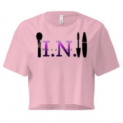 Ladies Festival Cali Crop Top Tee