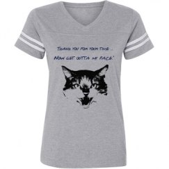 Ladies Relaxed Fit Vintage Sports Tee