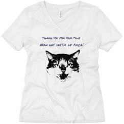 Ladies Relaxed Fit V-Neck Tee