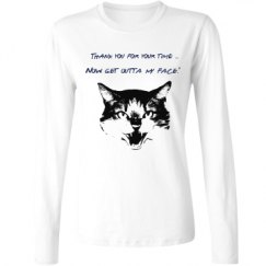 Ladies Relaxed Fit Basic Long Sleeve Tee