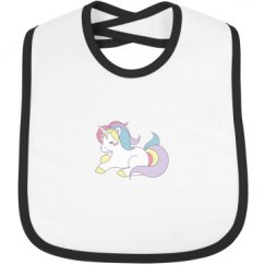 Infant Contrast Trim Bib