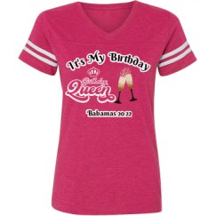 Ladies Relaxed Fit Vintage Sports Tee