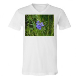 Unisex V-Neck Jersey Tee