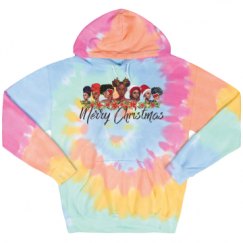 Unisex Tie-Dye Fleece Hoodie