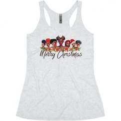 Ladies Slim Fit Super Soft Racerback Triblend Tank