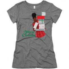 Ladies Slim Fit Super Soft Triblend Tee